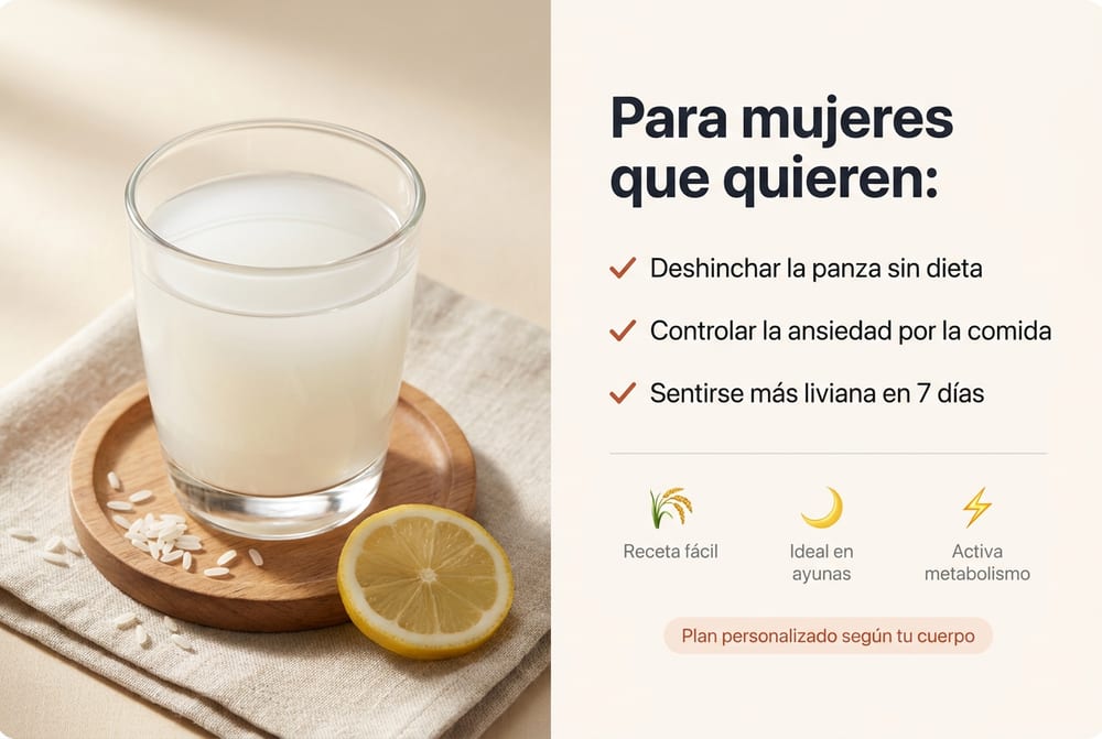 Método del Agua de Arroz — beneficios